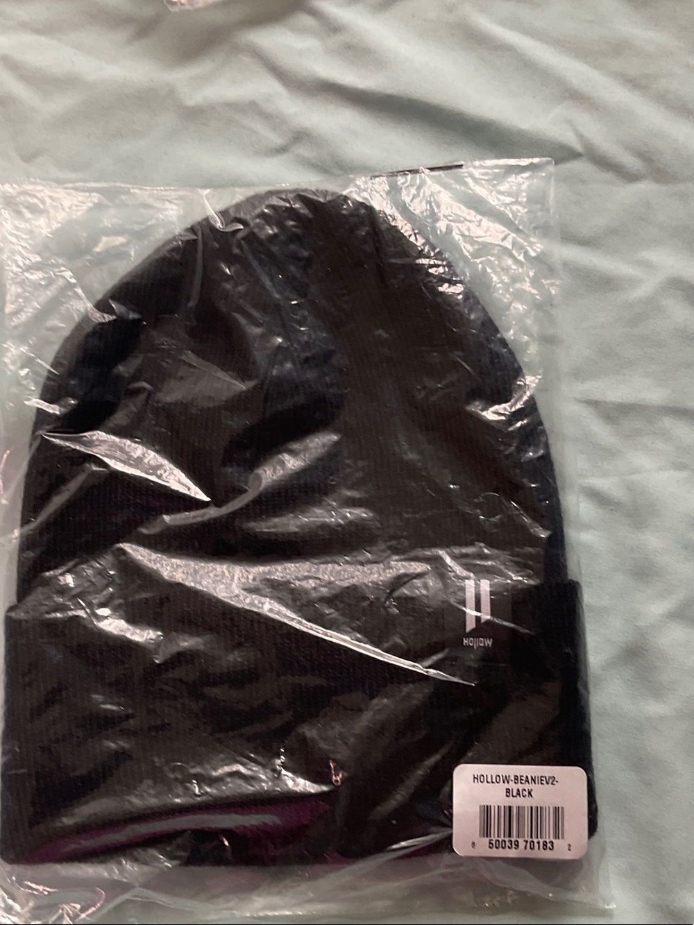 Hollow PERFORMANCE ALPACA BEANIE - Black